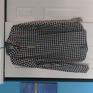 NWT J Crew Gingham Mens dress shirt - large tall